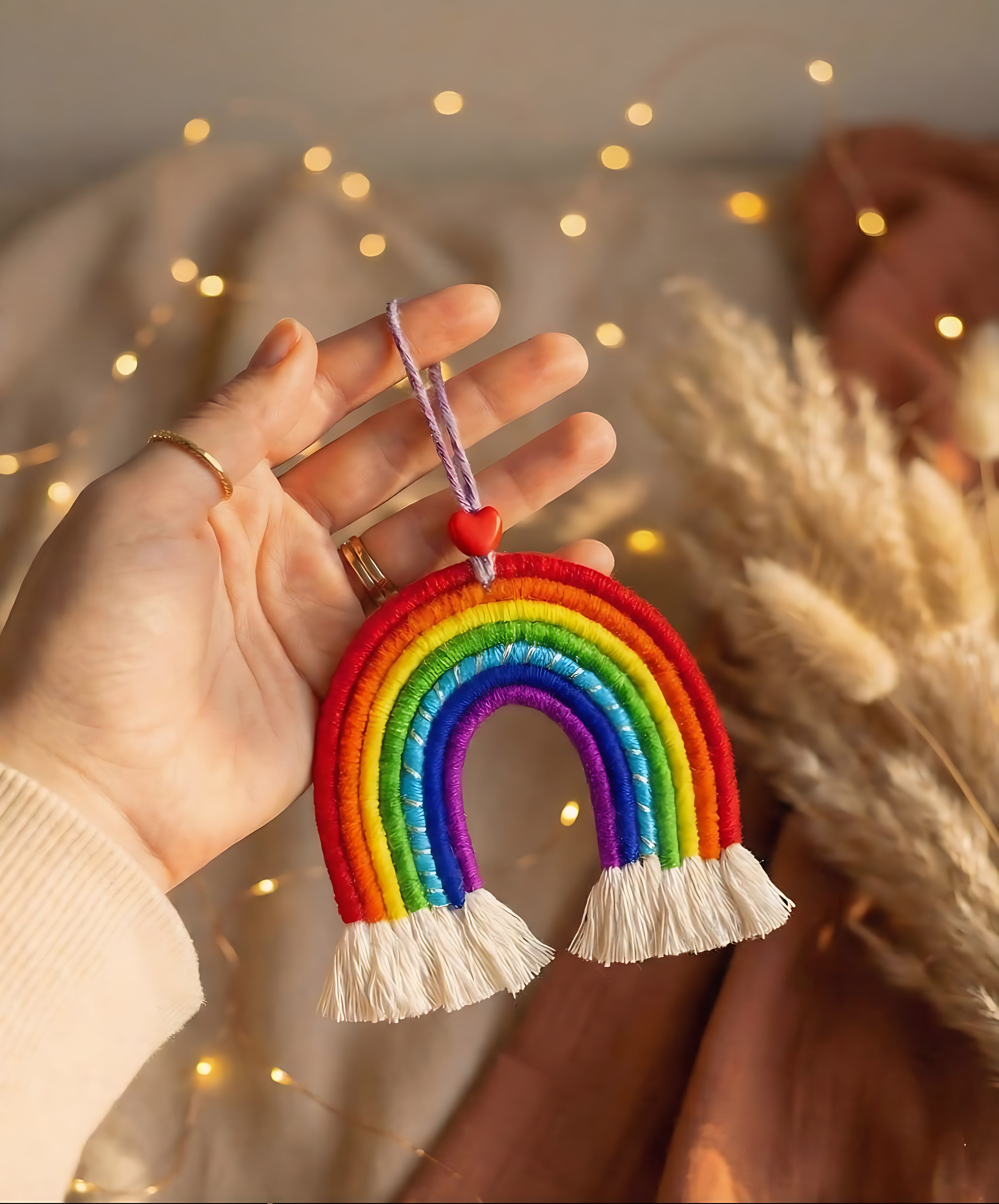 Rainbow Bliss Macrame