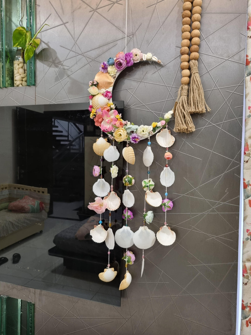 Shell Moon Dreamcatcher
