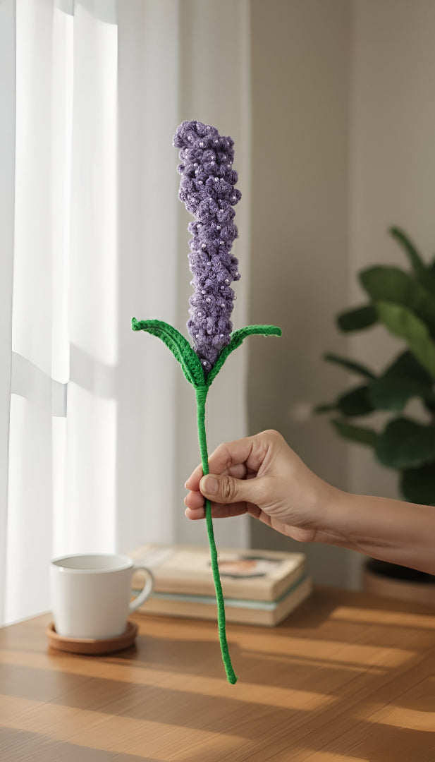 Lavender Bliss Crochet Stems