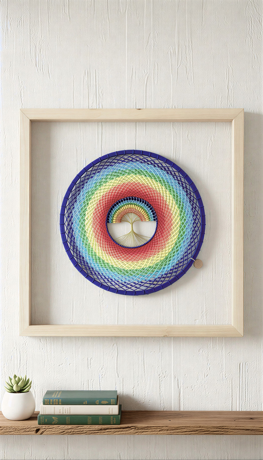 Tree of life colourful frame