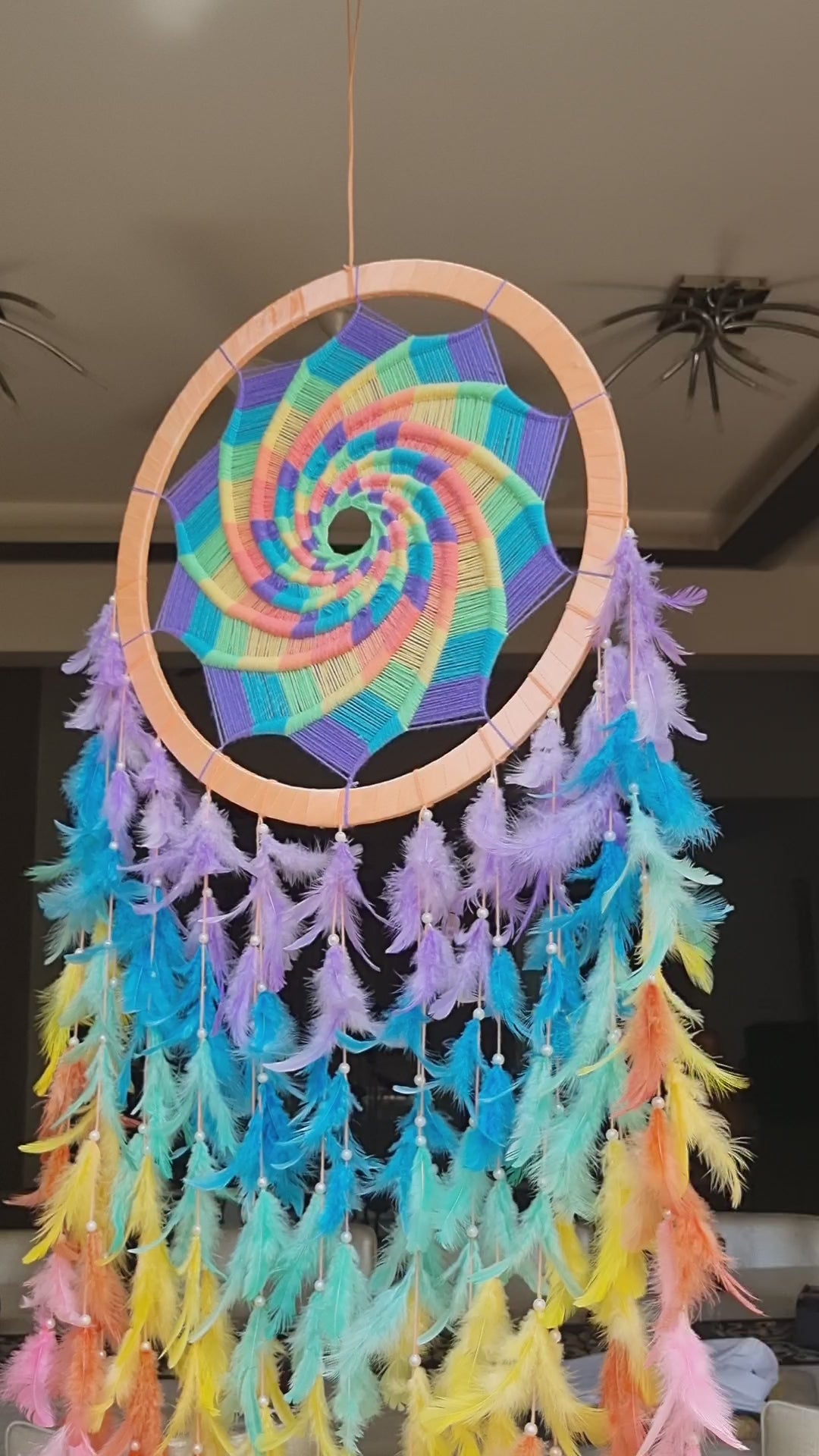Spiral Circle Decor Dreamcatcher
