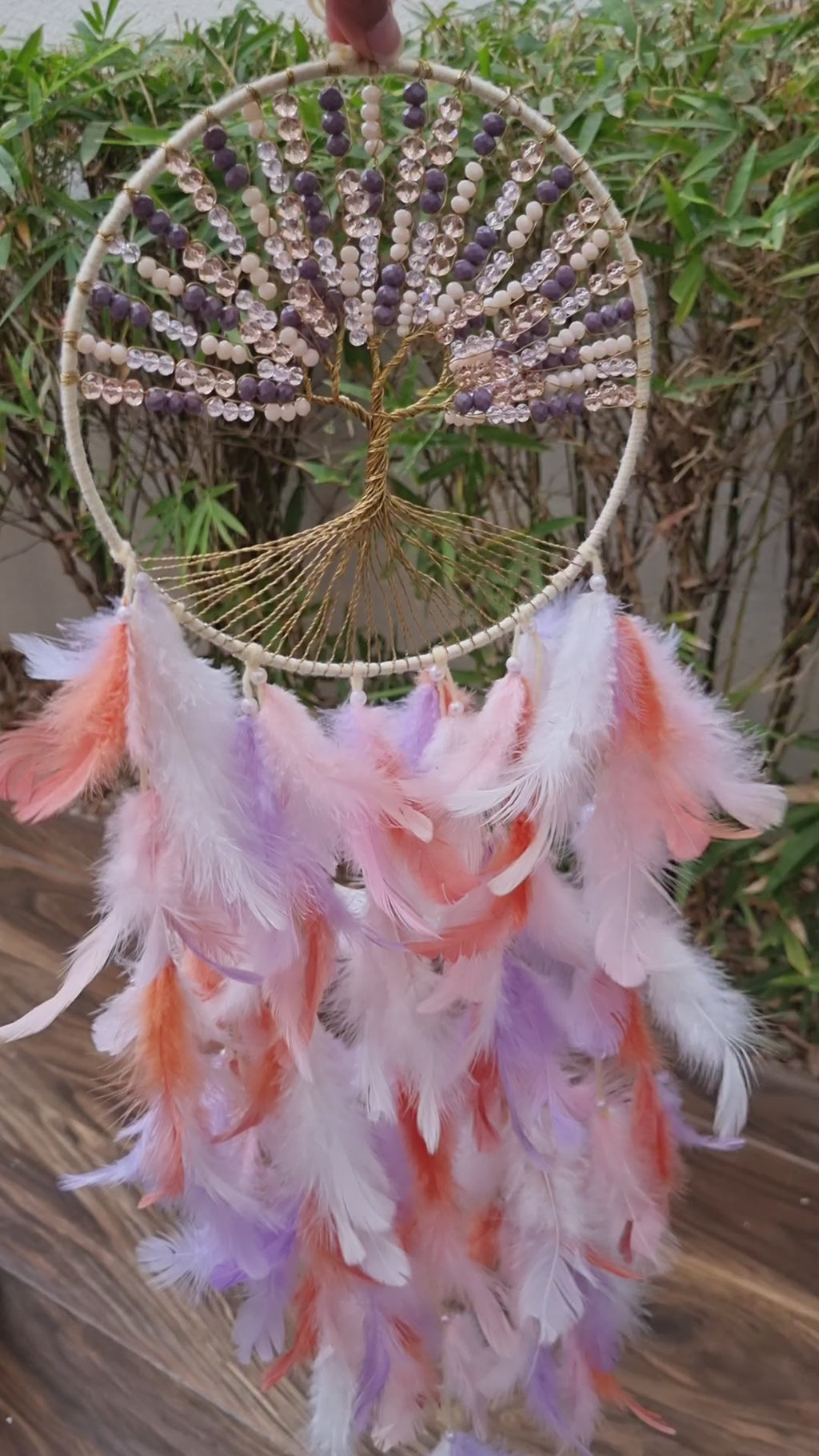 Lavender Tree Dreamcatcher