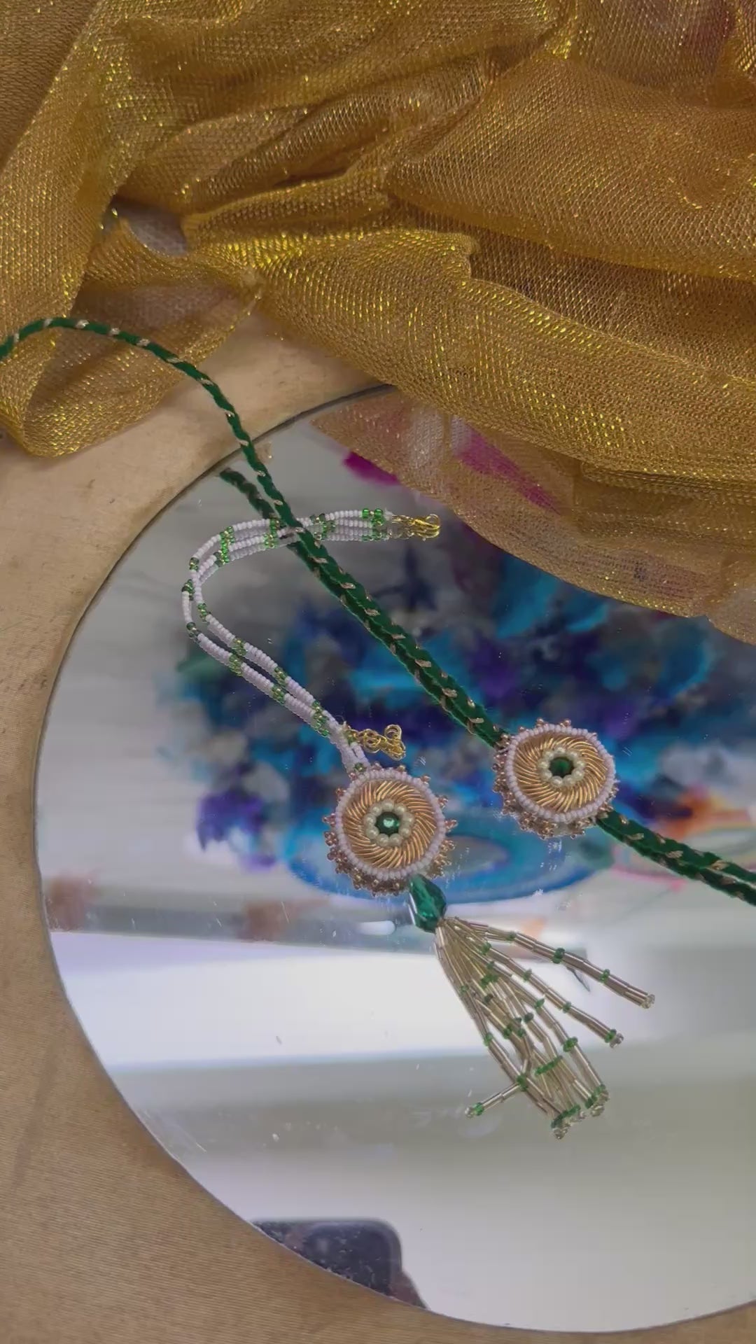 Sunheri classy rakhi